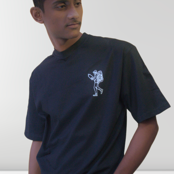 Black Trekking T-Shirt - amteez.store